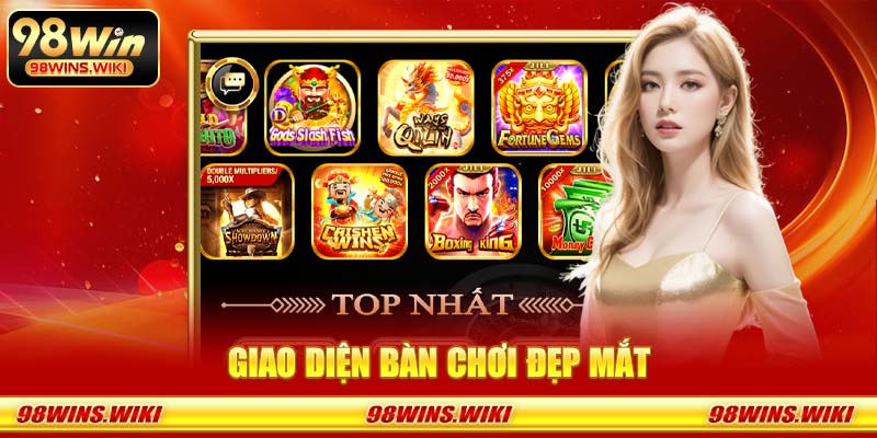 Giao diện bàn chơi đẹp mắt