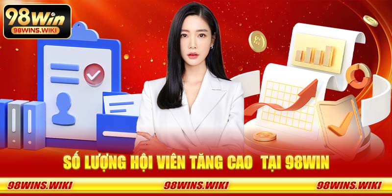 Số lượng hội viên tăng cao tại 98Win