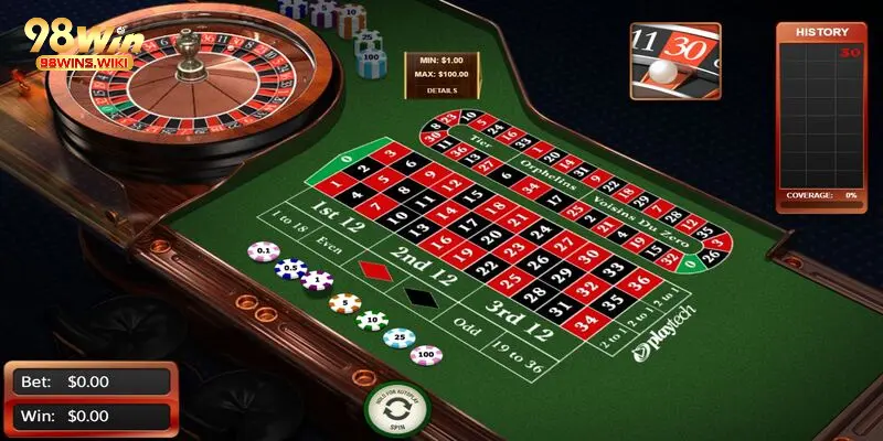 Thông tin tổng quan về trò chơi Roulette online tại 98Win